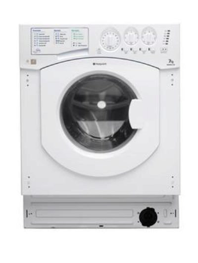 Hotpoint Aquarius Bhwm1292 1200 Spin, 7Kg Load Integrated Washing Machine - White